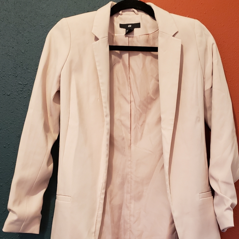 Rose gold blazer